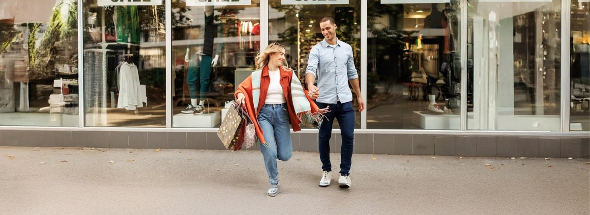 People shopping image