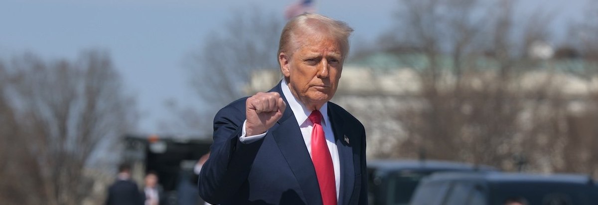 WASHINGTON, DC - MARCH 12: U.S. President Donald Trump departs the U.S. Capitol following a Friends of Ireland luncheon on March 12, 2025 in Washington, DC. Martin traveled to the United States for the Irish leader's annual St. Patrick's Day visit where h