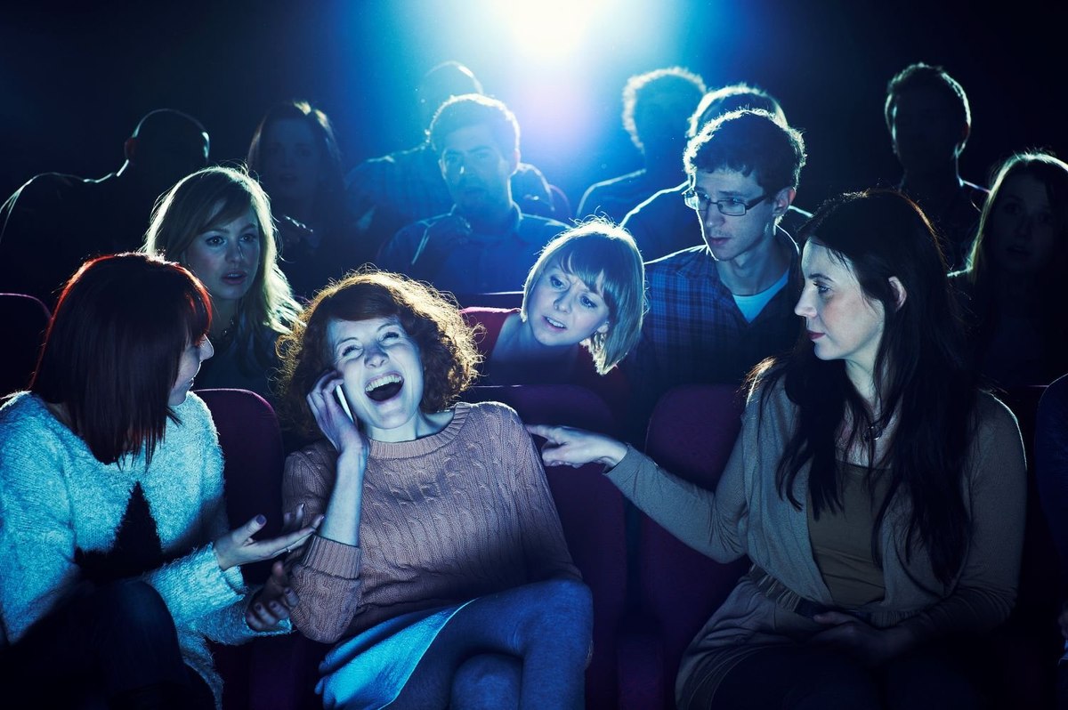 Unacceptable behaviors for people at the movies: Americans have their say