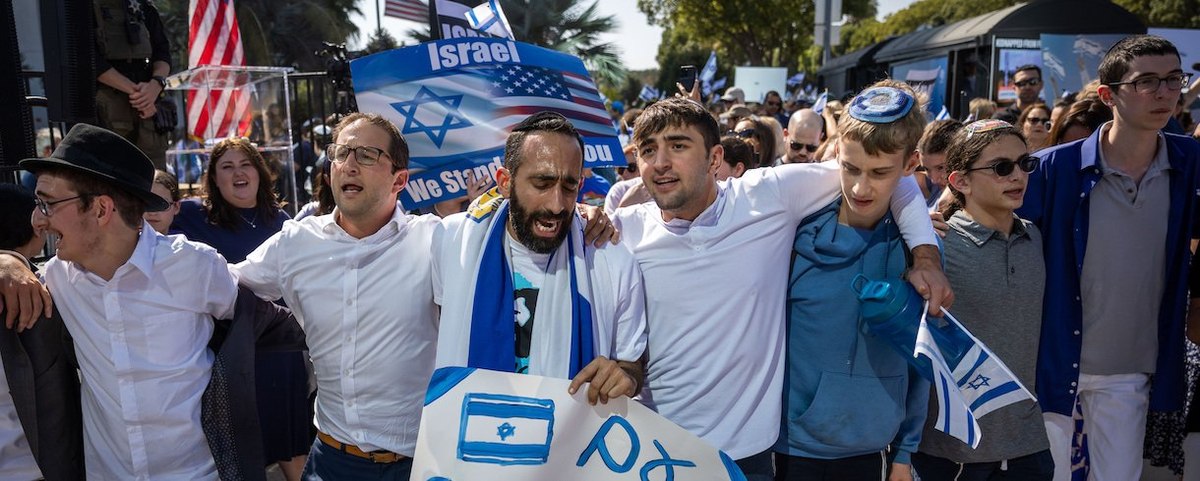 Los Angeles Rally Held In Solidarity With Israel After Hamas Attack