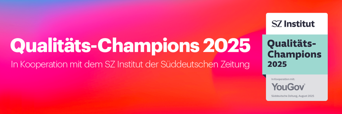 Ranking Qualitäts-Champions 2025 Germany