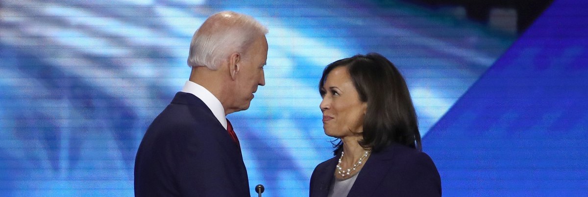 Half of voters approve of Kamala Harris as Joe Biden’s running mate