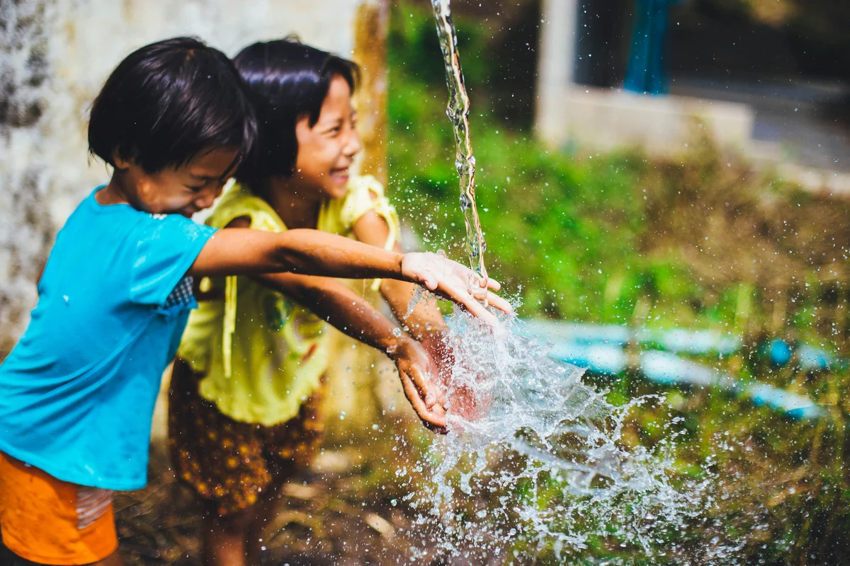 Kids playing