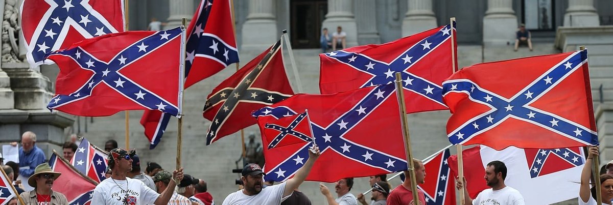 White supremacist flags in South Africa