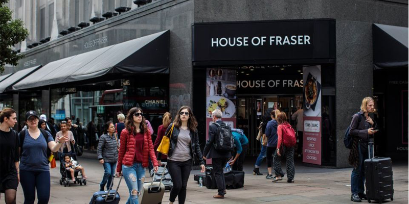 Struggling House of Fraser’s brand perception is in decline