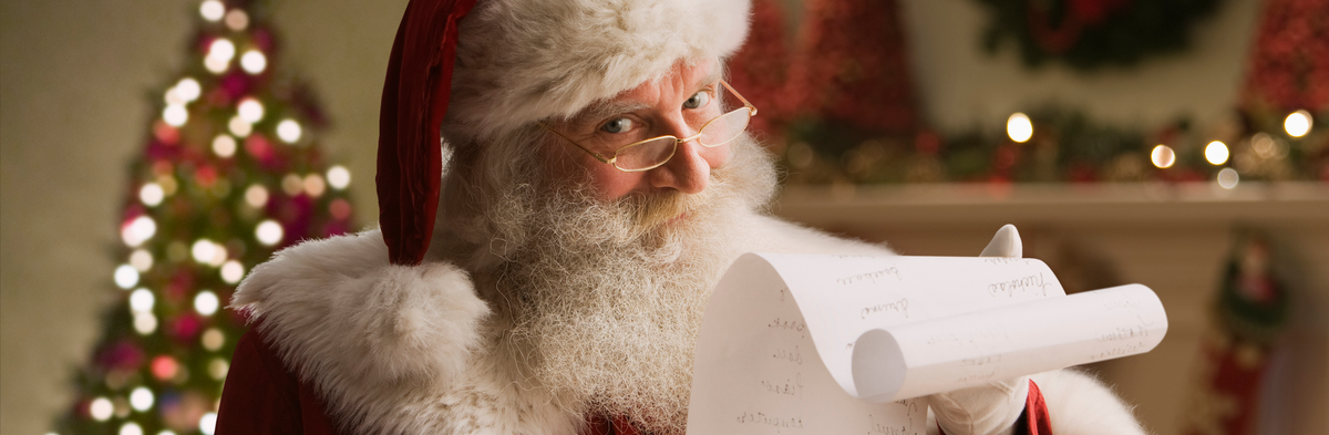 Three-quarters of Americans place themselves on Santa’s “Nice” list