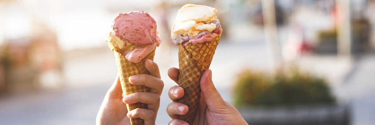 America's favorite ice-cream flavors: vanilla, chocolate, and mint