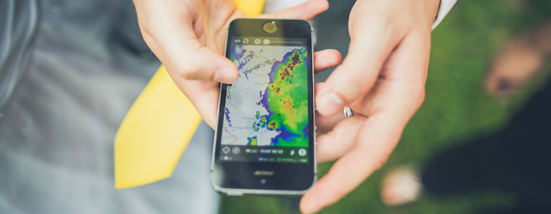 How often and where Americans get information on the weather